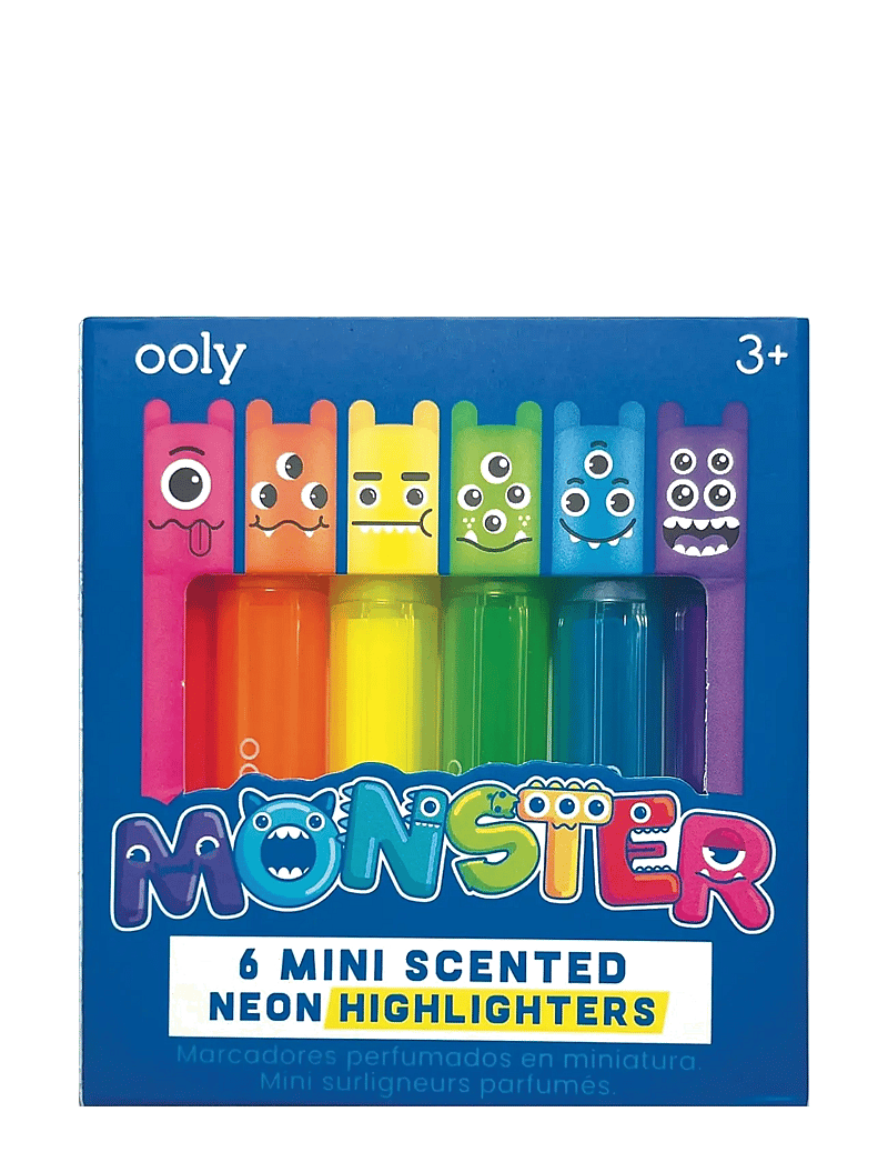 Ooly - Scented Highlighter 6 pcs - Mini Monster - schreibwaren - multi - 1