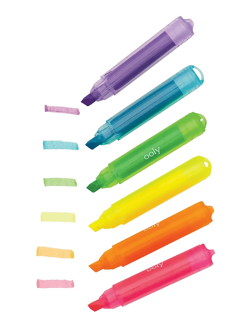 Ooly - Scented Highlighter 6 pcs - Mini Monster - schreibwaren - multi - 4