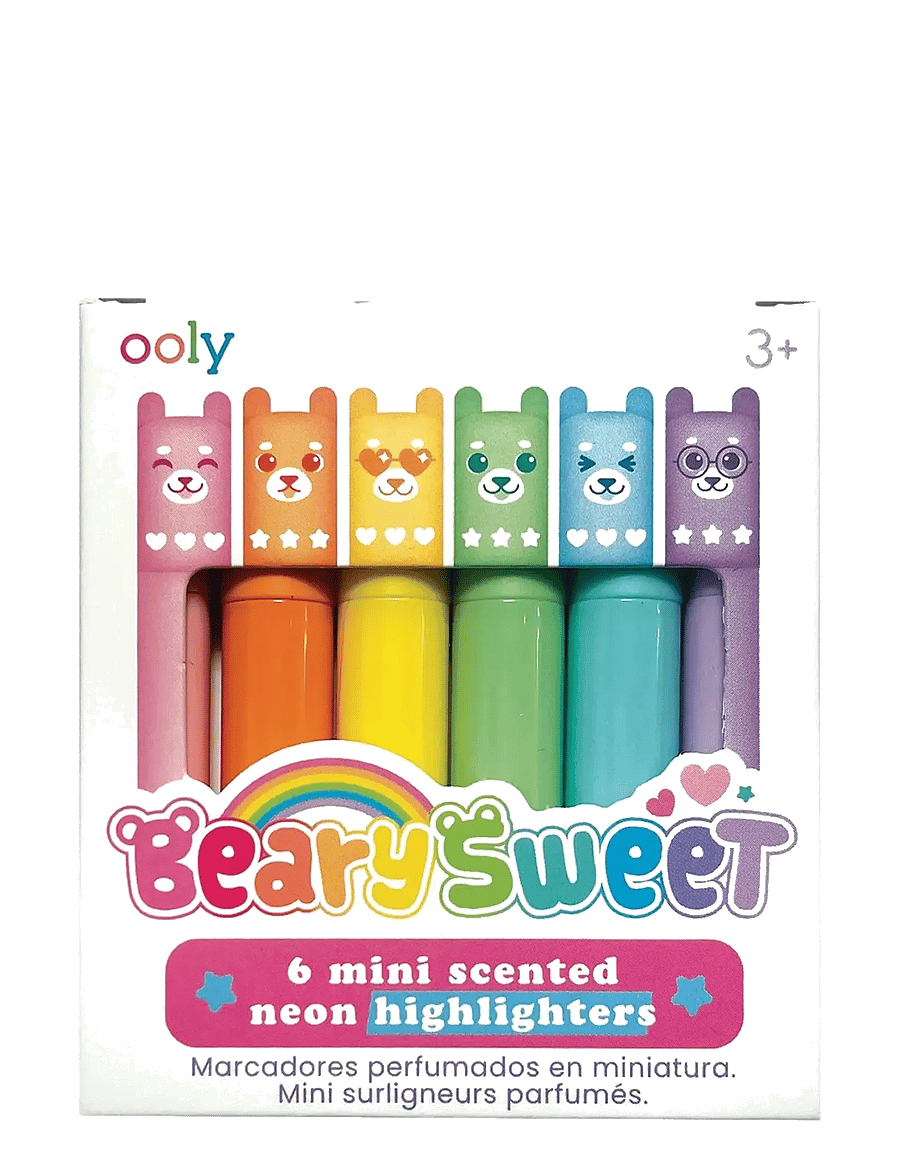 Ooly - Scented Highlighter 6 pcs - Mini Beary Sweet - schreibwaren - multi - 1