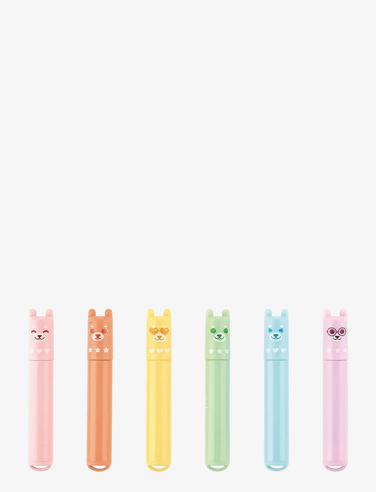 Ooly - Scented Highlighter 6 pcs - Mini Beary Sweet - skrivesæt - multi - 2