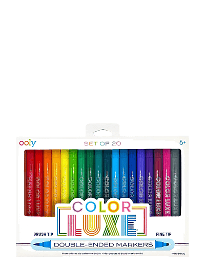 Ooly Marker Pen 20 pcs - Double Sided - Colour Luxe - Pliiatsid - MULTI / pink/rose