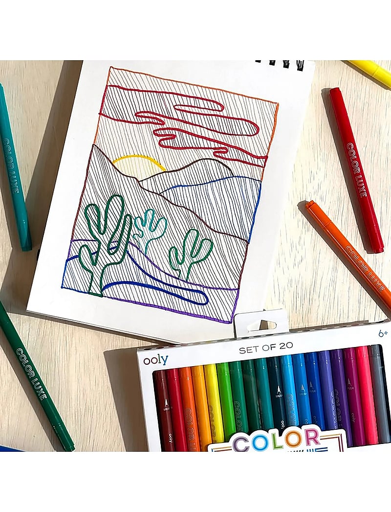 Ooly - Marker Pen 20 pcs - Double Sided - Colour Luxe - pliiatsid - multi - 0