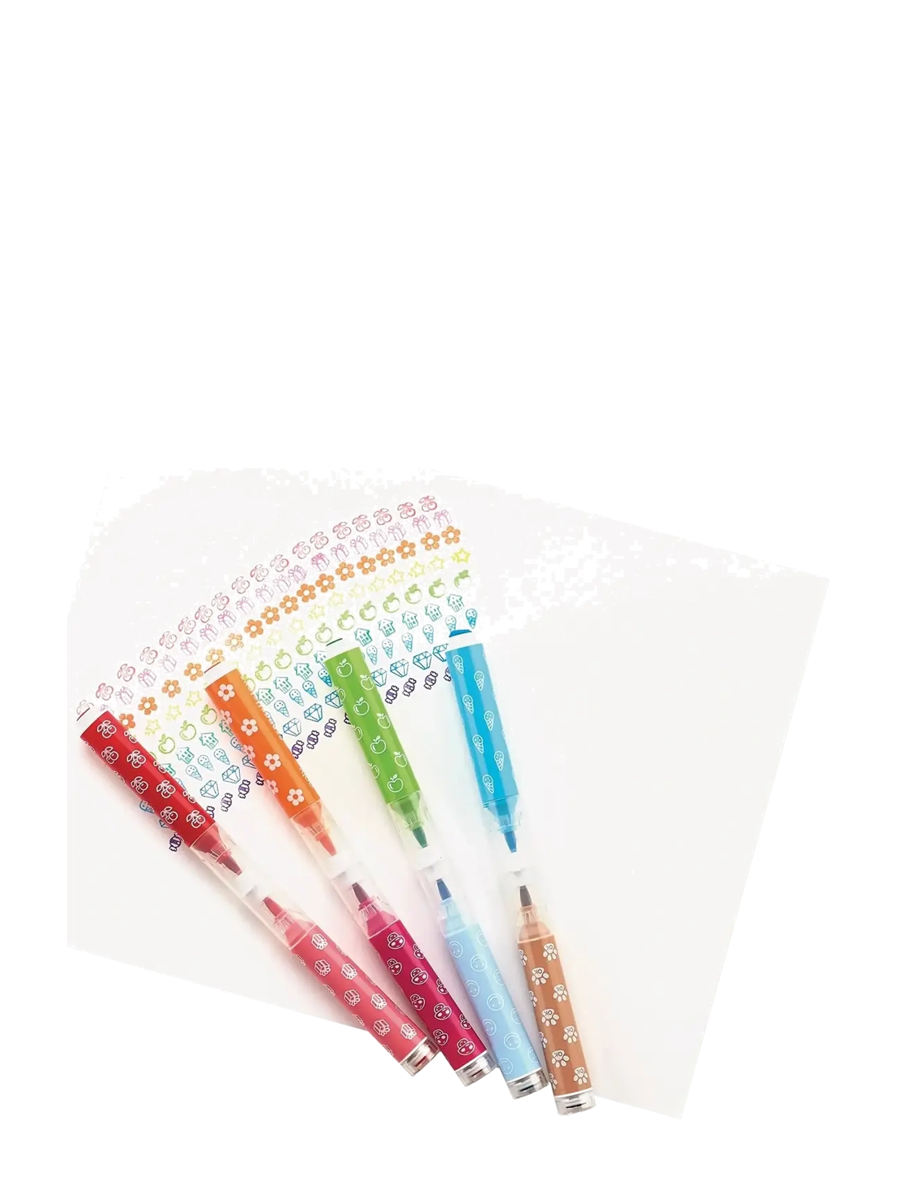 Ooly - Brush Markers with Stamp 18 pcs - Stampables - potloden - multi - 1