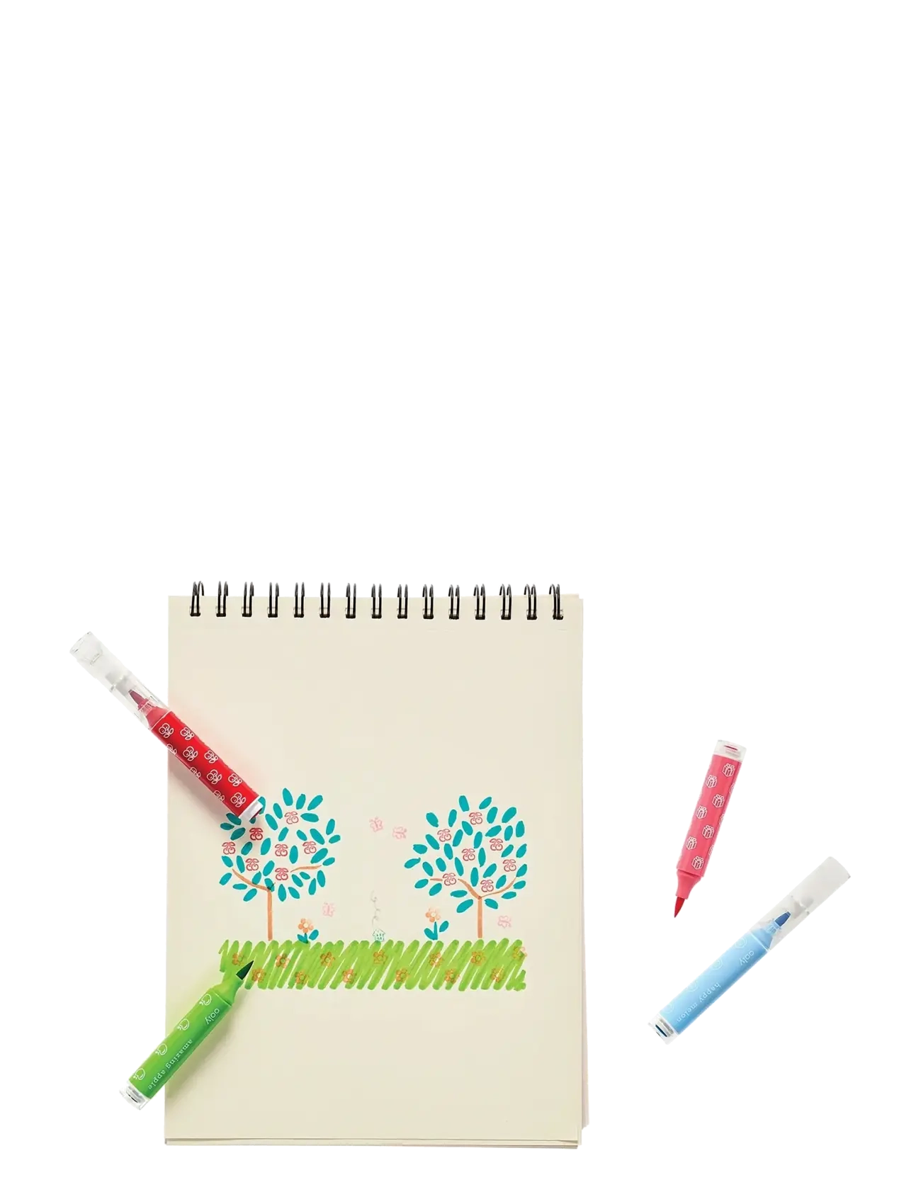 Ooly - Brush Markers with Stamp 18 pcs - Stampables - potloden - multi - 5