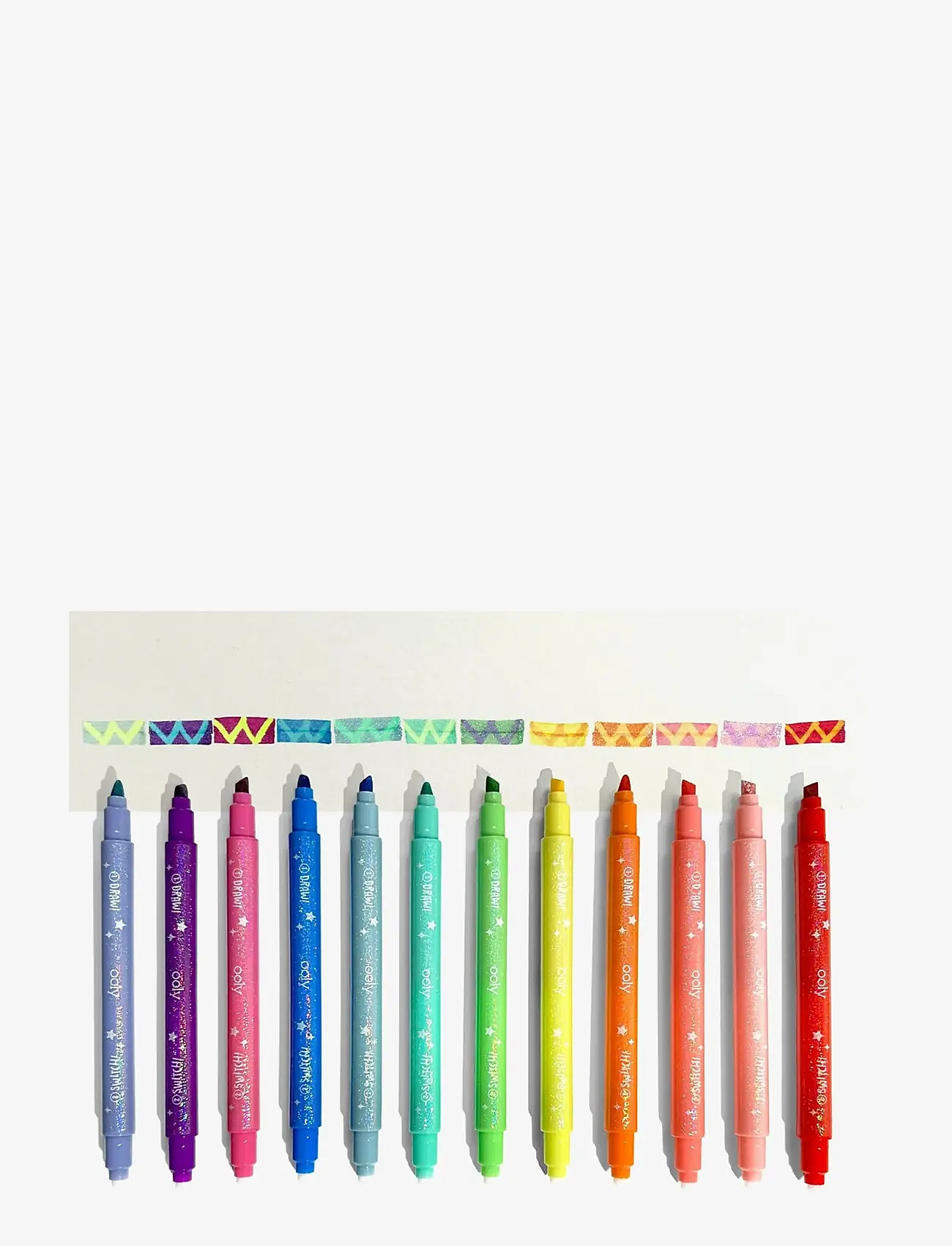 Ooly - Magic Markers 12 pcs - Glitter Switch-Eroo - crayons - multi - 2