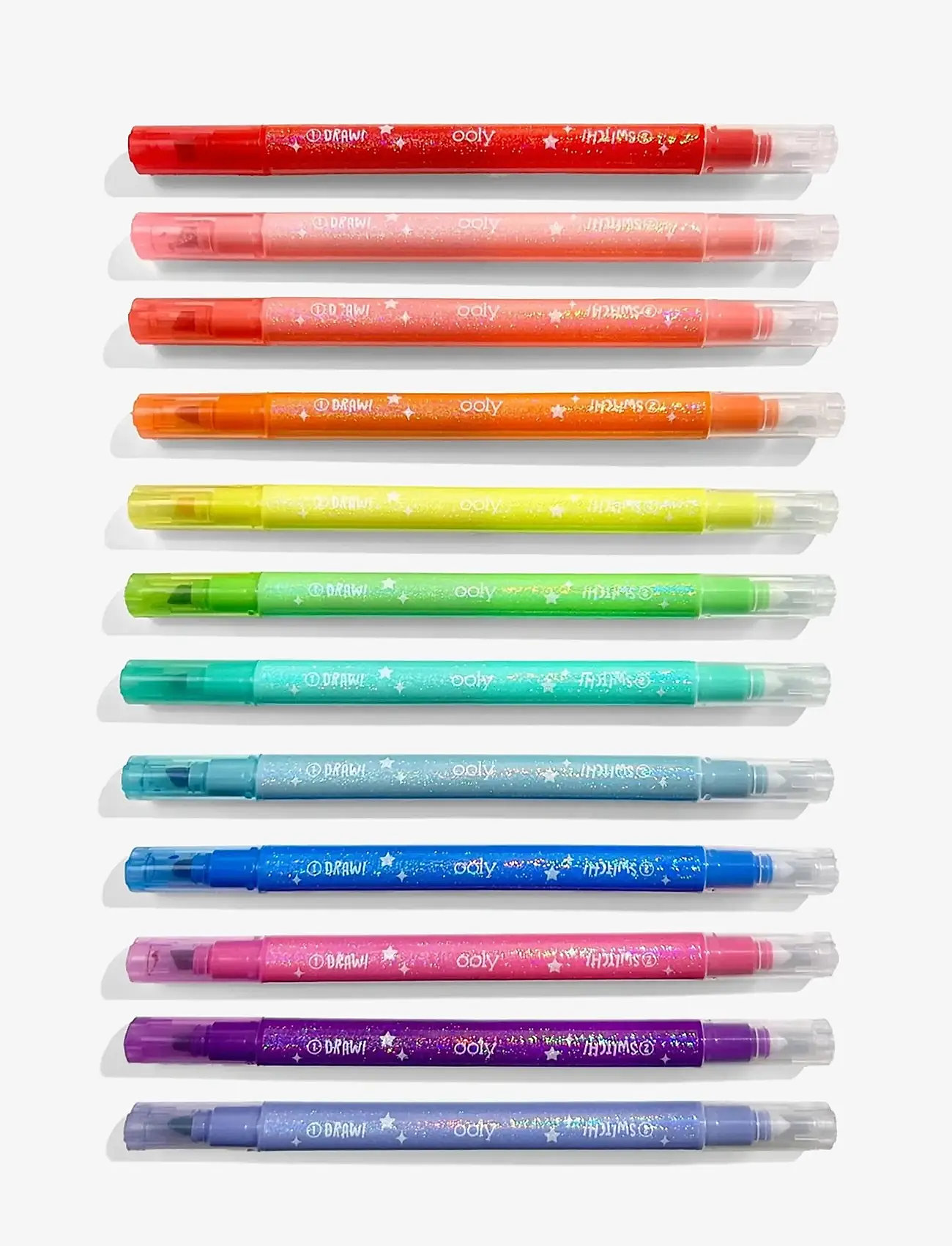 Ooly - Magic Markers 12 pcs - Glitter Switch-Eroo - crayons - multi - 3