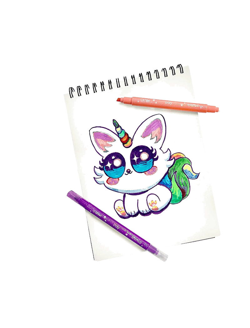 Ooly - Magic Markers 12 pcs - Glitter Switch-Eroo - pliiatsid - multi - 5
