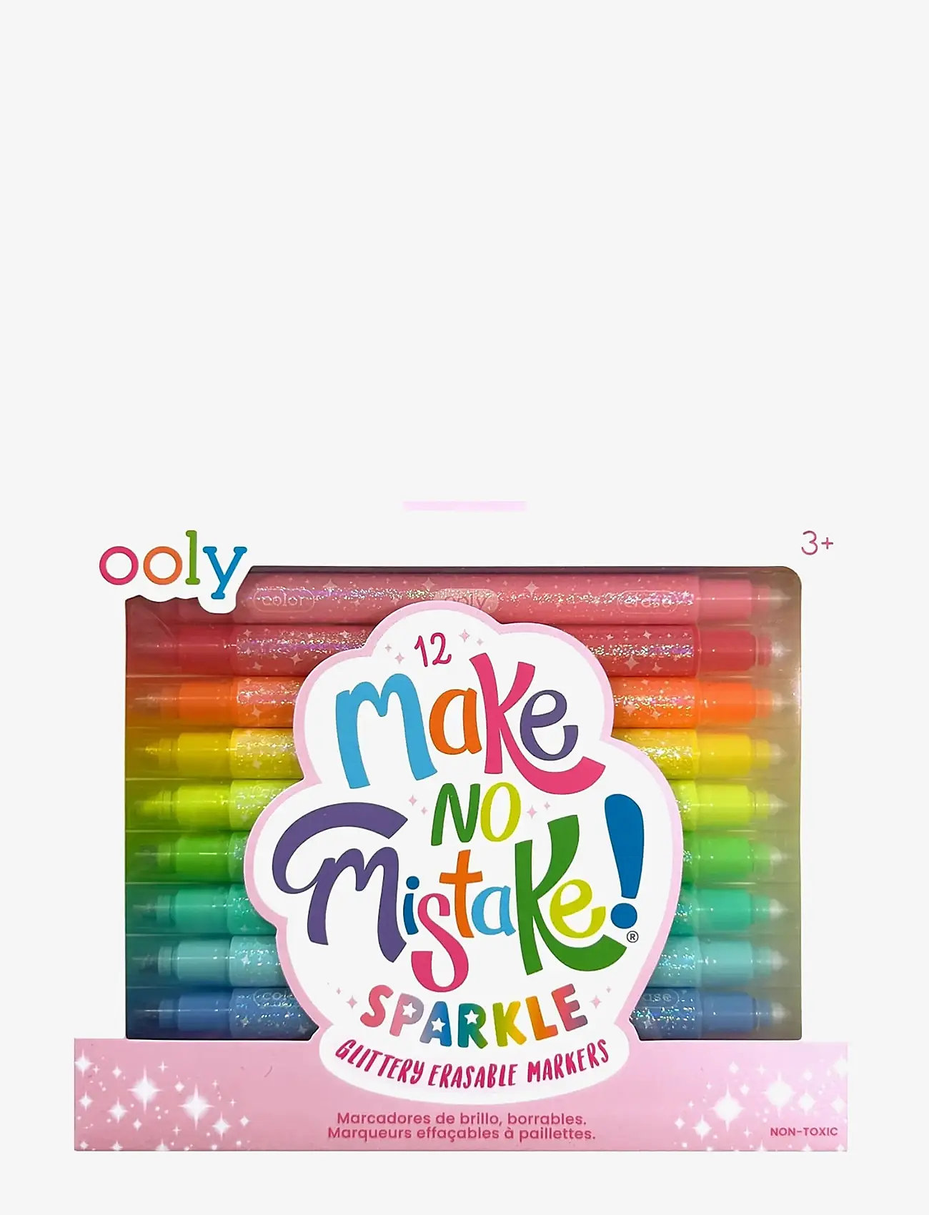 Ooly - Markers 12 pcs - Erasable - Make No Mistake Sparkle - pencils - multi - 1