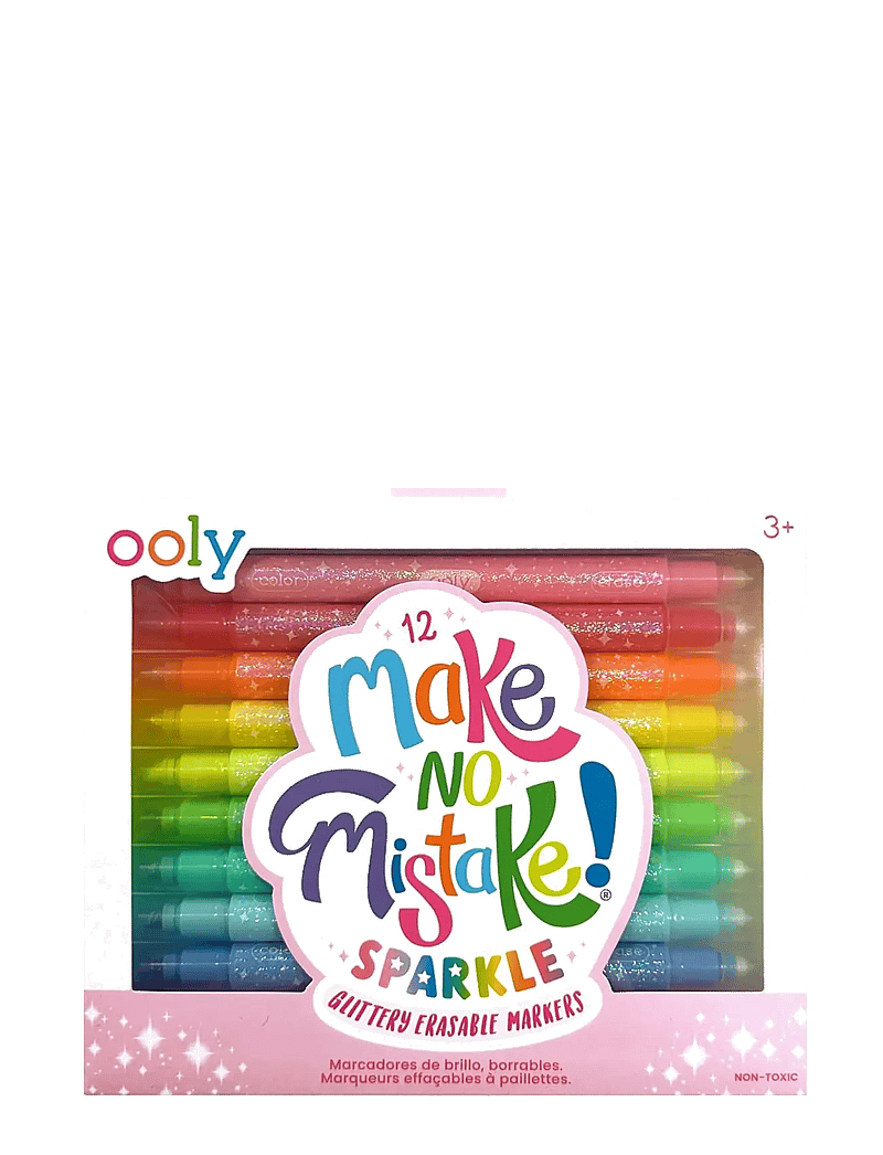 Ooly - Markers 12 pcs - Erasable - Make No Mistake Sparkle - pliiatsid - multi - 1