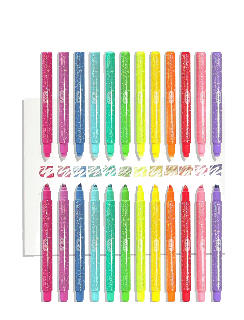 Ooly - Markers 12 pcs - Erasable - Make No Mistake Sparkle - pliiatsid - multi - 2