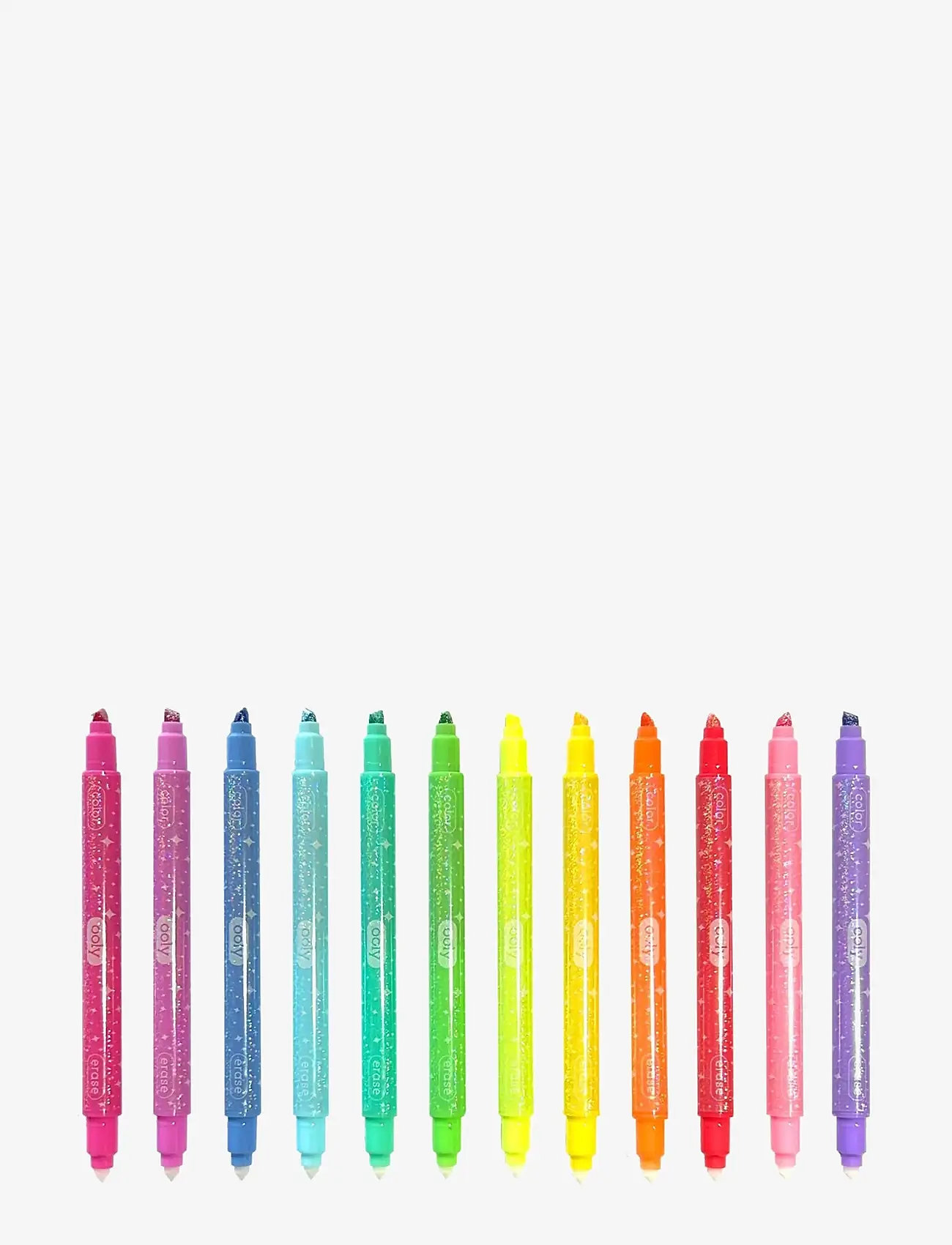 Ooly - Markers 12 pcs - Erasable - Make No Mistake Sparkle - pencils - multi - 3