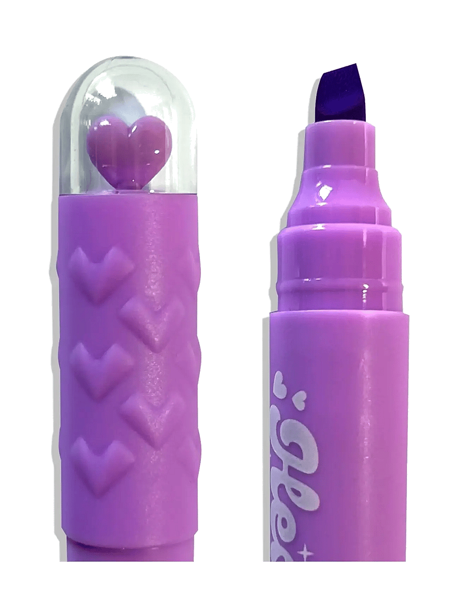 Ooly - Highlighter 6 pcs - Heart Pops Neon - värvipliiatsid - multi - 3