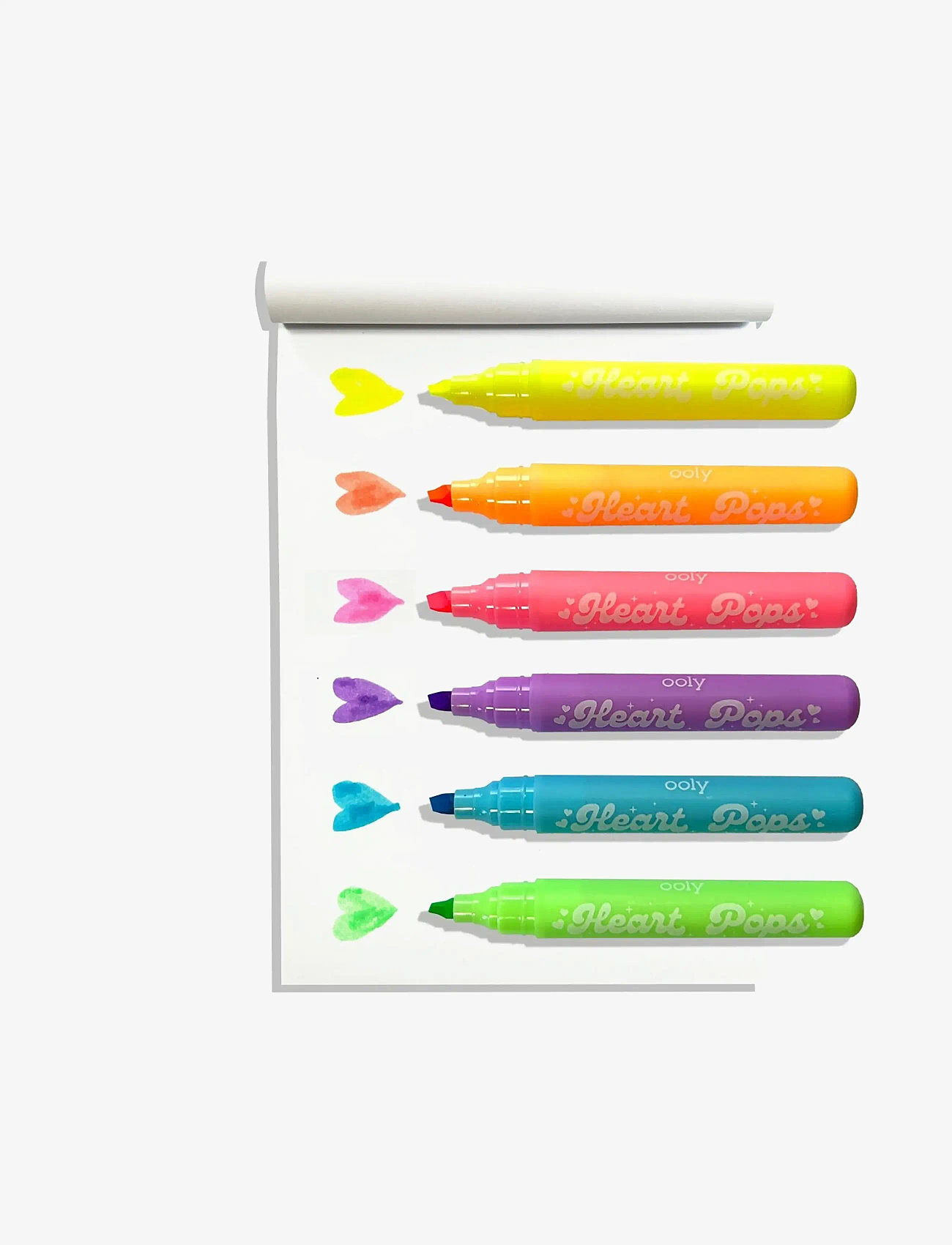 Ooly - Highlighter 6 pcs - Heart Pops Neon - blyanter - multi - 4