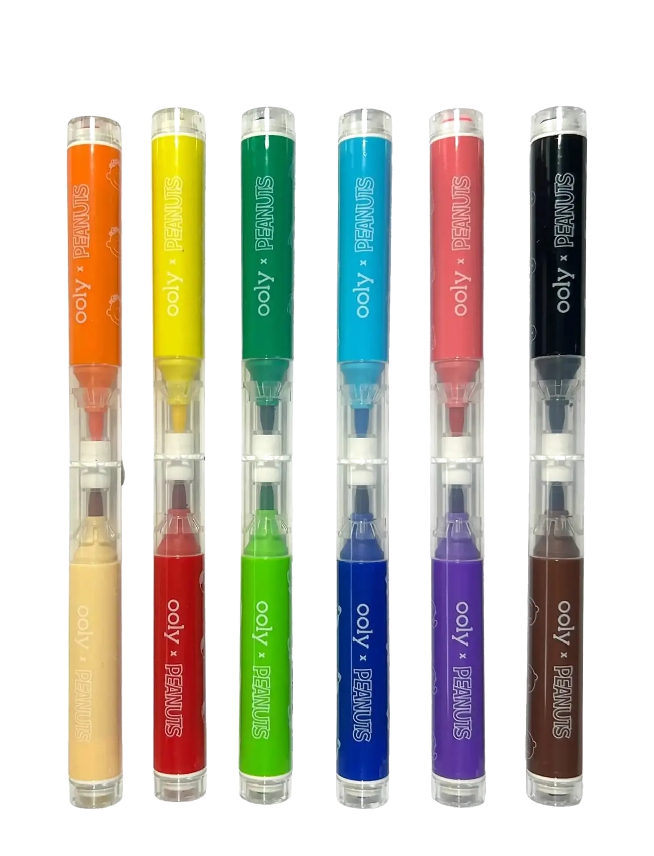 Ooly - Brush Markers with Stamp 6 pcs - Peanuts - bleistifte - multi - 2