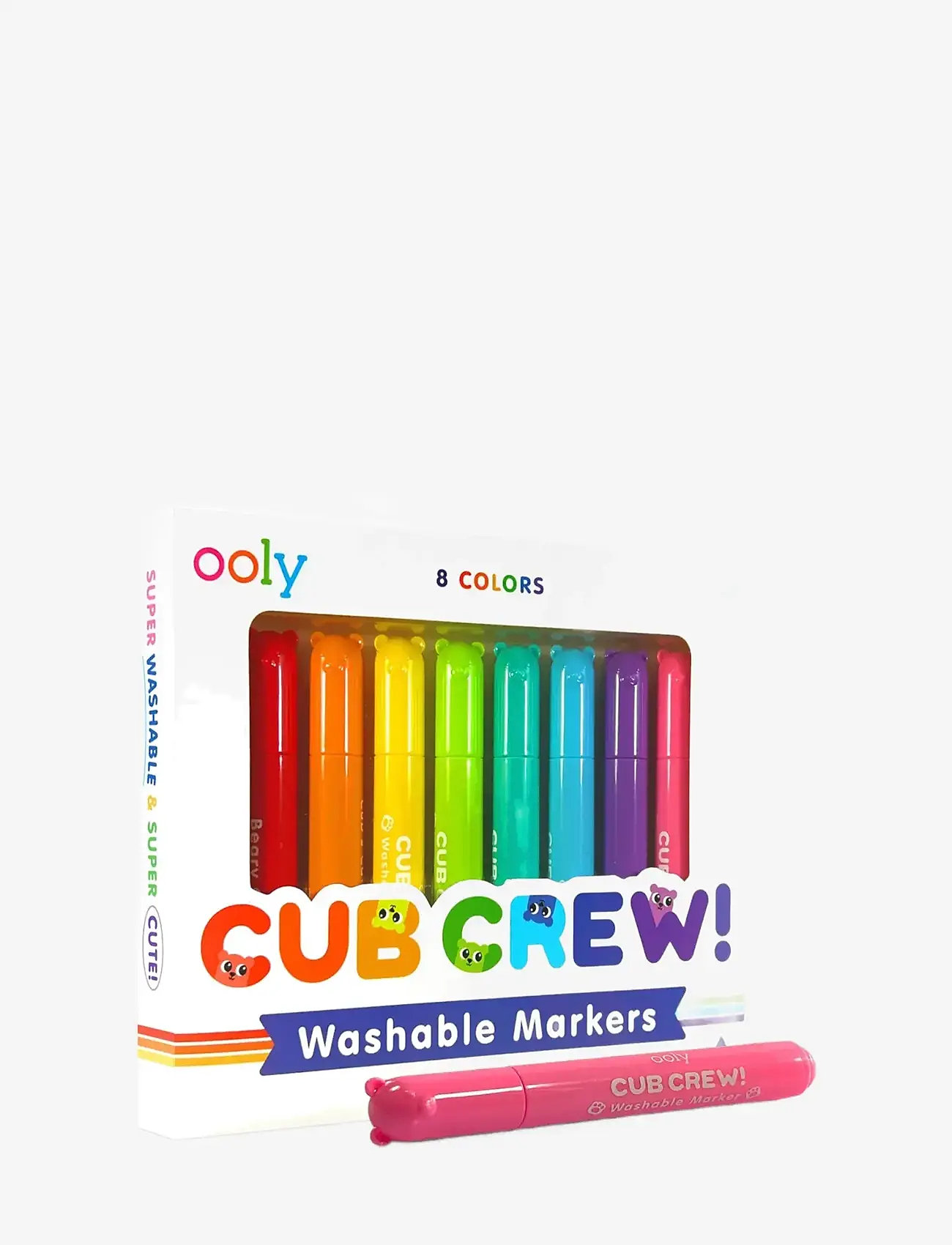 Ooly - Washable Markers 8 pcs - Cub Crew - paints - multi - 2