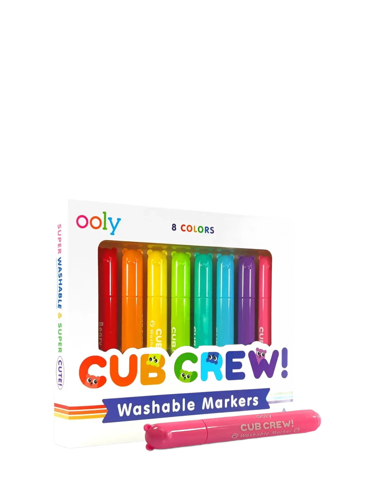 Ooly - Washable Markers 8 pcs - Cub Crew - maling - multi - 2