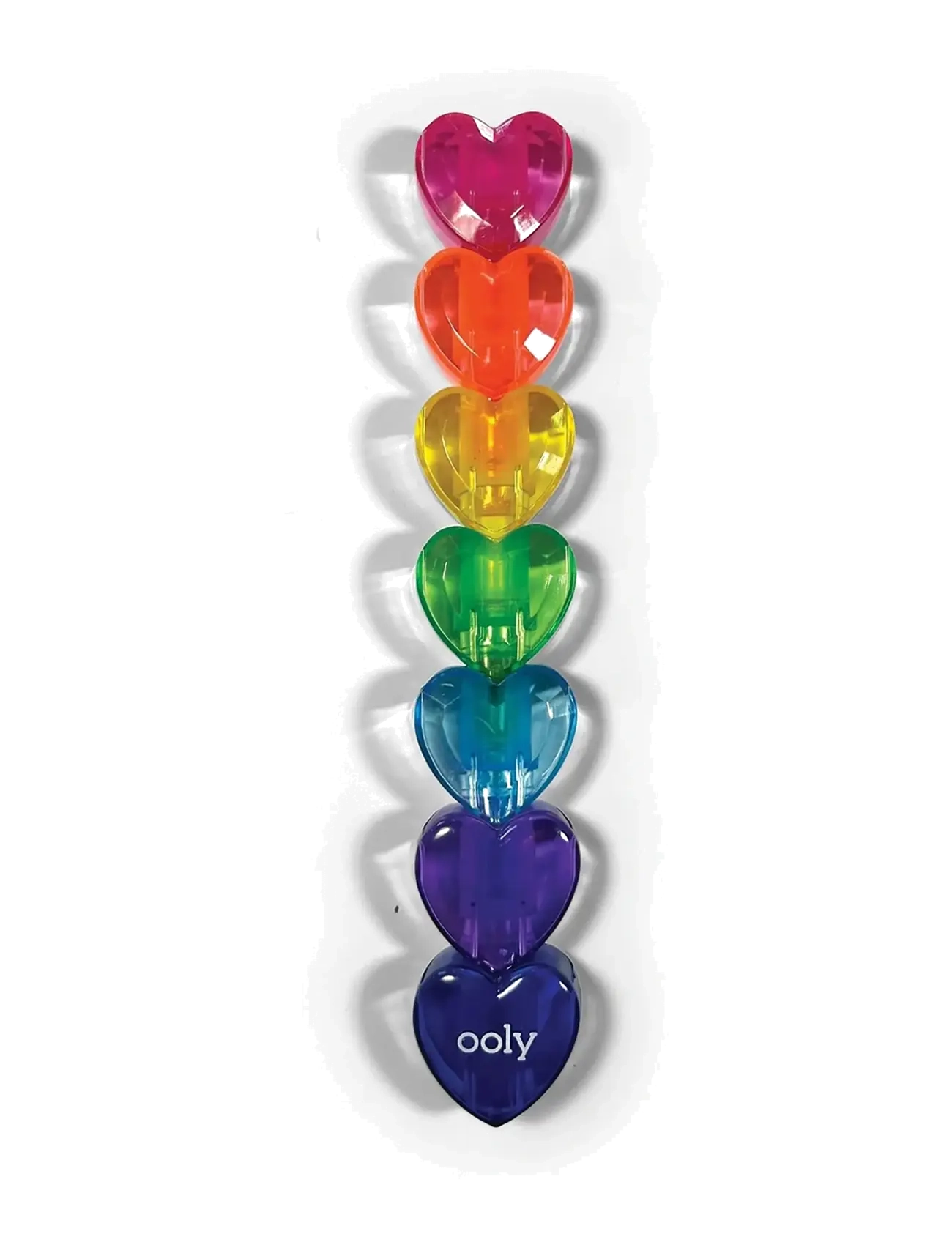 Ooly - Highlighter 6 pcs - Stacking Hearts - materiały piśmienne - multi - 3