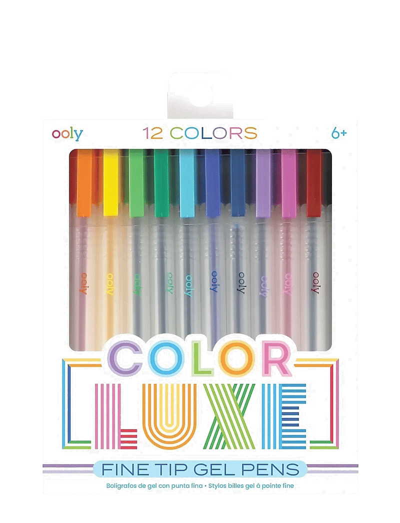 Ooly - Gel Pen 12 pcs - Colour Luxe - pliiatsid - multi - 0