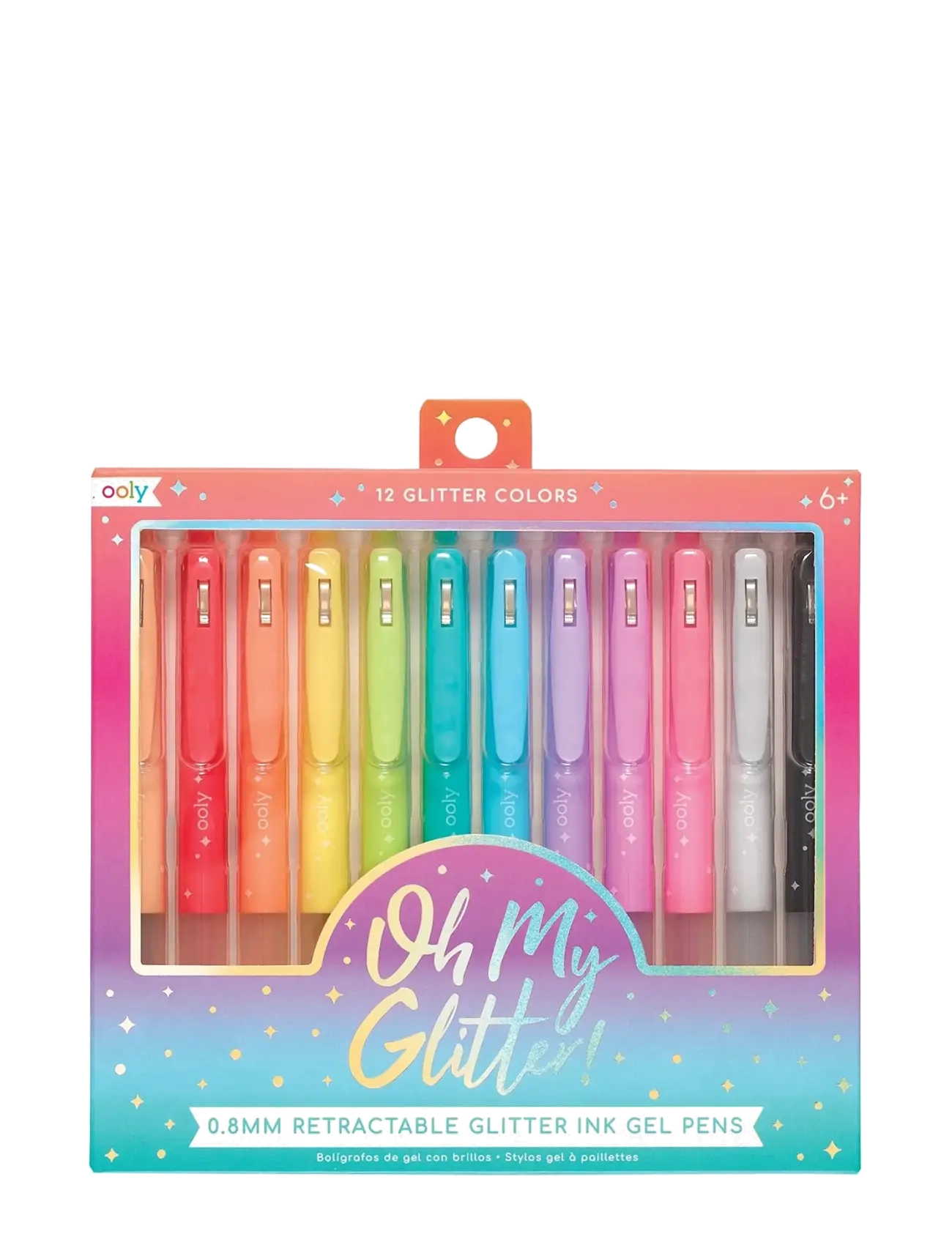 Ooly Gel Pen 12 Pcs - Glitter Oh My, One Size, Multi/patterned, Drawing > Pencils, Børn