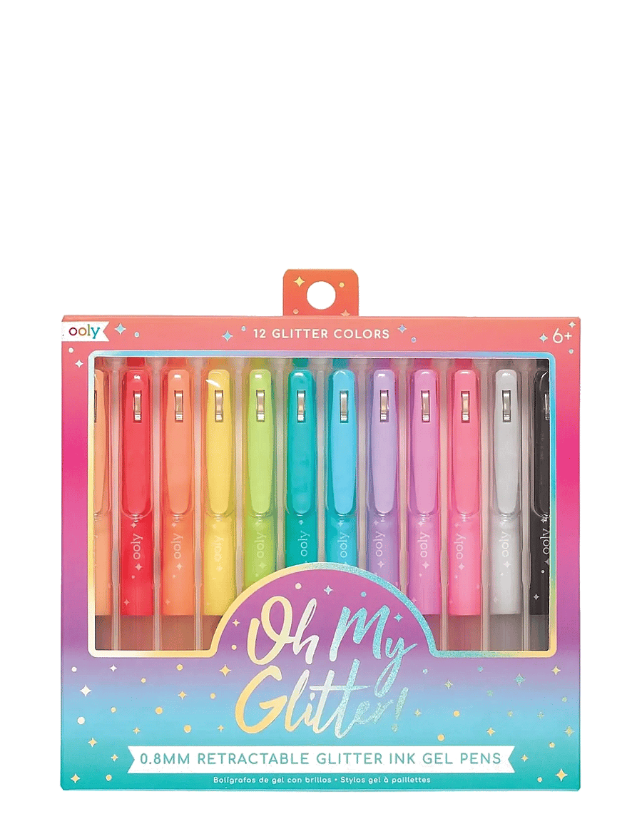 Ooly - Gel Pen 12 pcs - Glitter Oh My - bleistifte - multi - 0