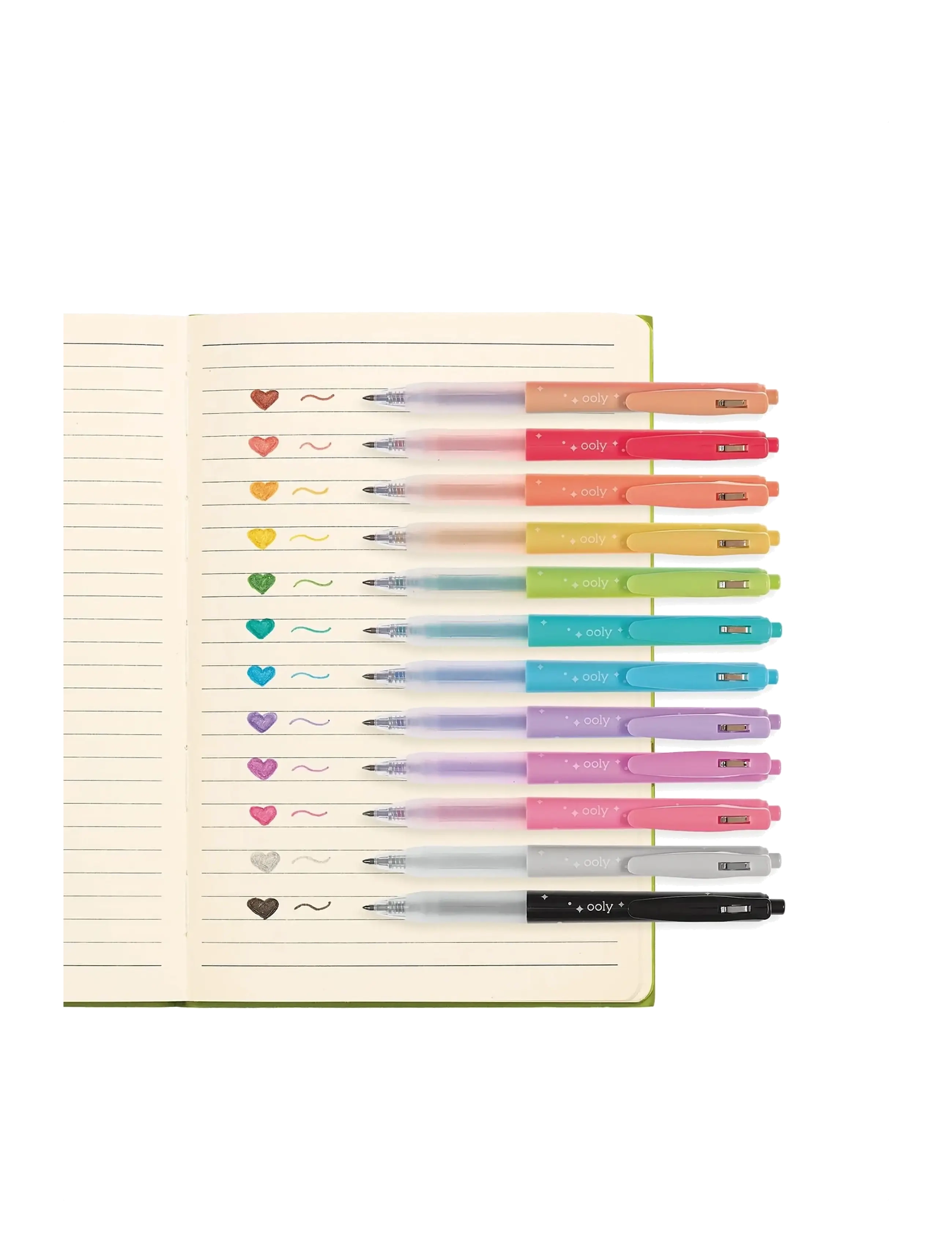 Ooly - Gel Pen 12 pcs - Glitter Oh My - pieštukai - multi - 2