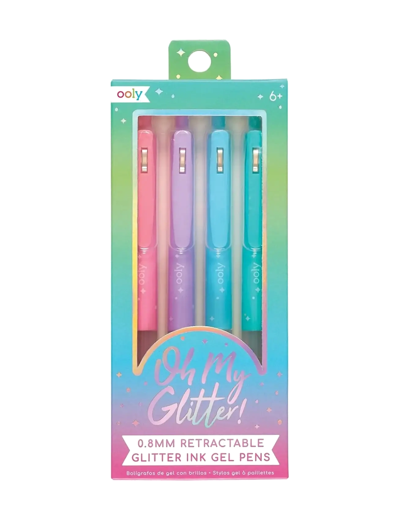 Ooly Gel Pen 4 Pcs - Glitter Oh My, One Size, Multi/patterned, Drawing > Pencils, Børn