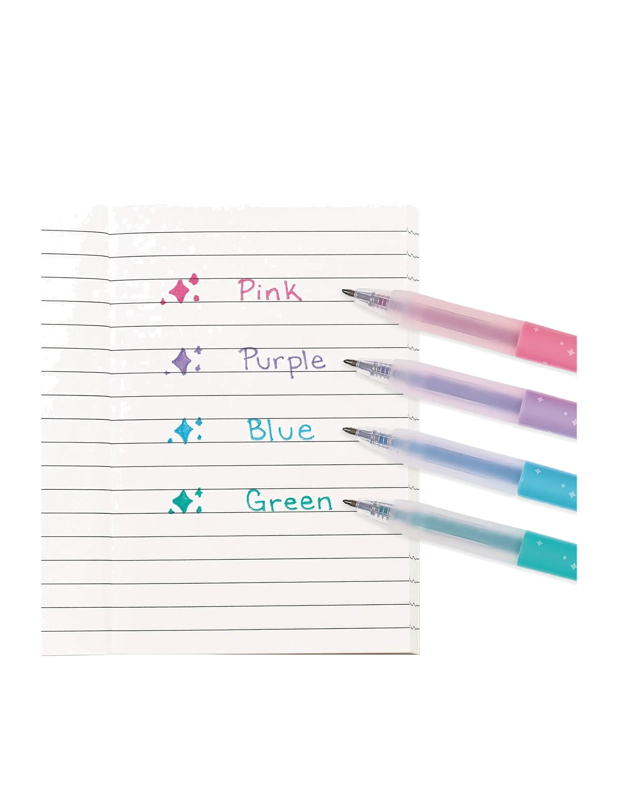 Ooly - Gel Pen 4 pcs - Glitter Oh My - pencils - multi - 2