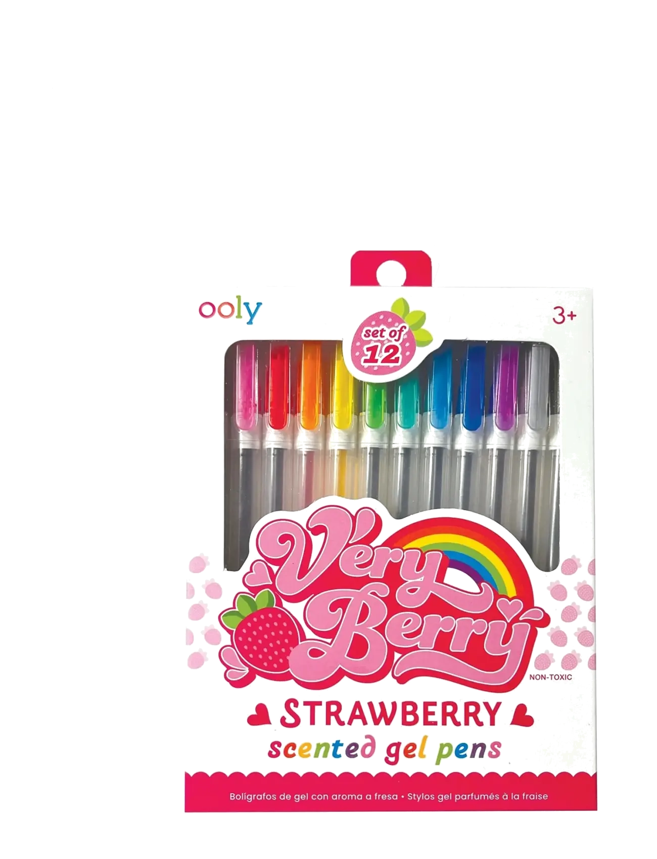 Ooly Gel Pen 12 pcs - Very Berry Strawberry - Julegaver til børn - MULTI / multi