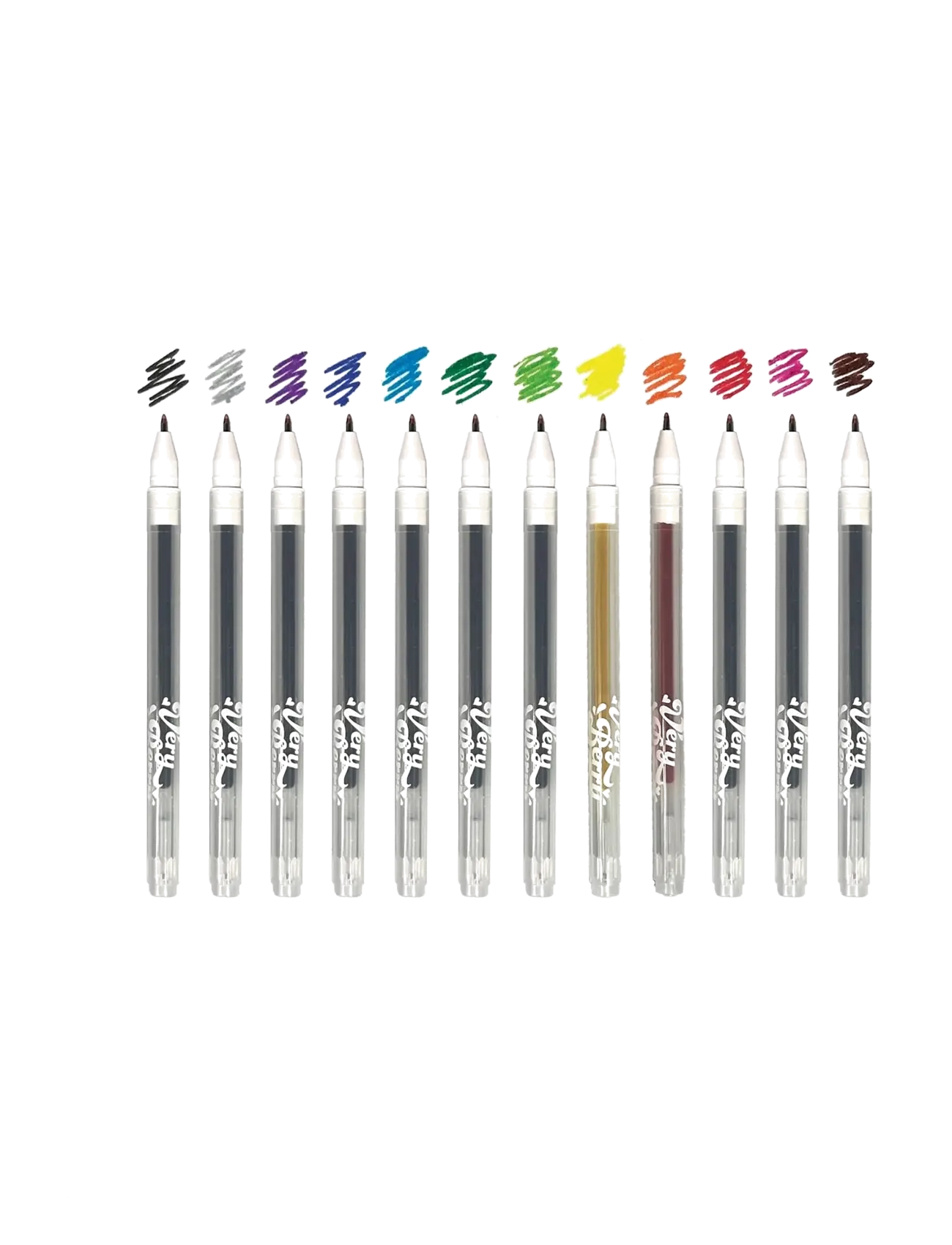 Ooly - Gel Pen 12 pcs - Very Berry Strawberry - bleistifte - multi - 3
