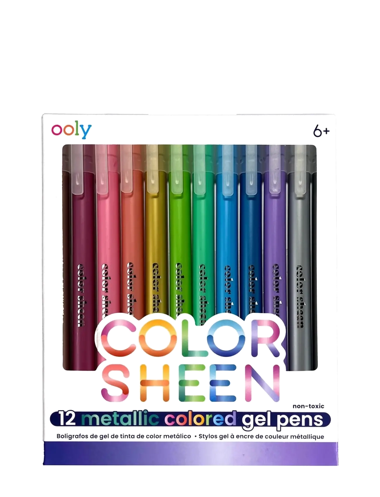 Ooly Gel Pen 12 Pcs - Color Sheen Metallic, One Size, Multi/patterned, Drawing > Pencils, Børn