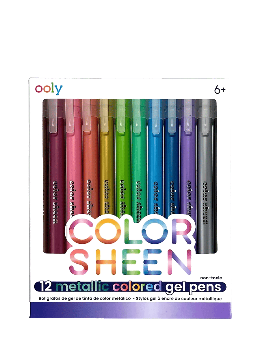 Ooly - Gel Pen 12 pcs - Color Sheen Metallic - pliiatsid - multi - 0