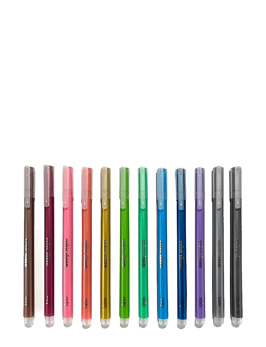 Ooly - Gel Pen 12 pcs - Color Sheen Metallic - pliiatsid - multi - 1