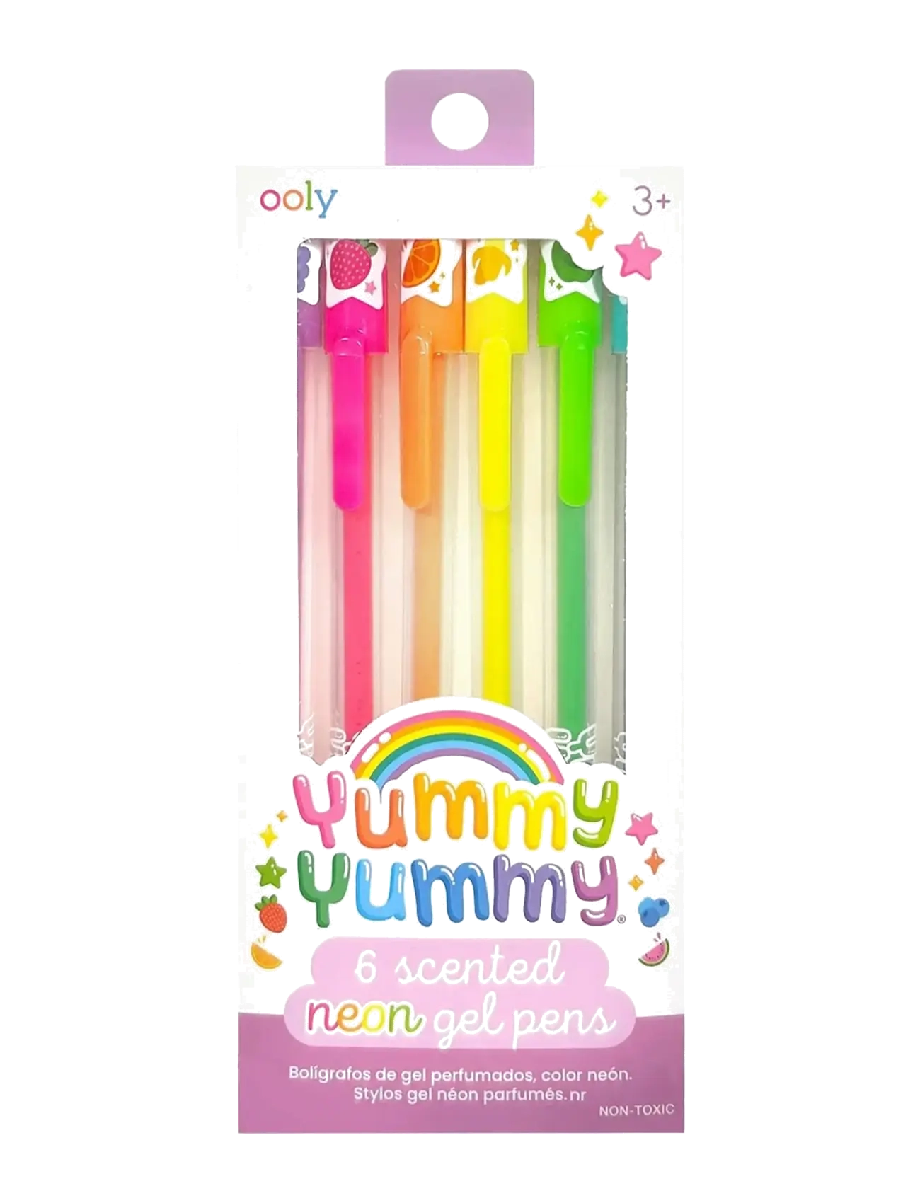 Ooly Scented Gel Pen 6 pcs - Yummy Yummy Neon - Ooly - MULTI / multi