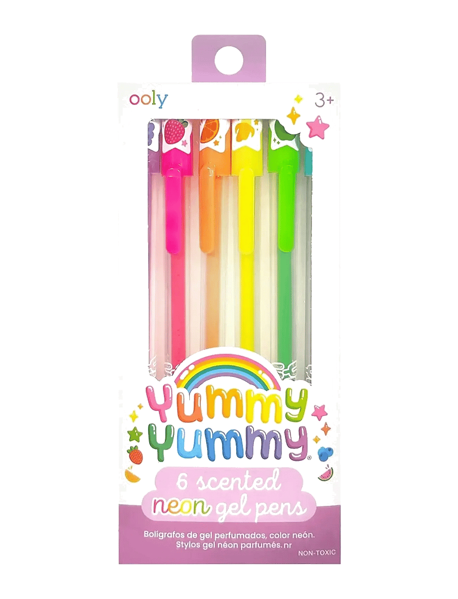 Ooly - Scented Gel Pen 6 pcs - Yummy Yummy Neon - schreibwaren - multi - 1