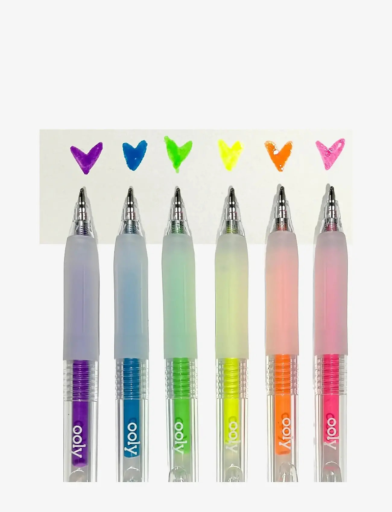 Ooly - Gel Pen 6 pcs - Multi-surface Deco - Jelly Gloss Neon - kanceliarinės prekės - multi - 2