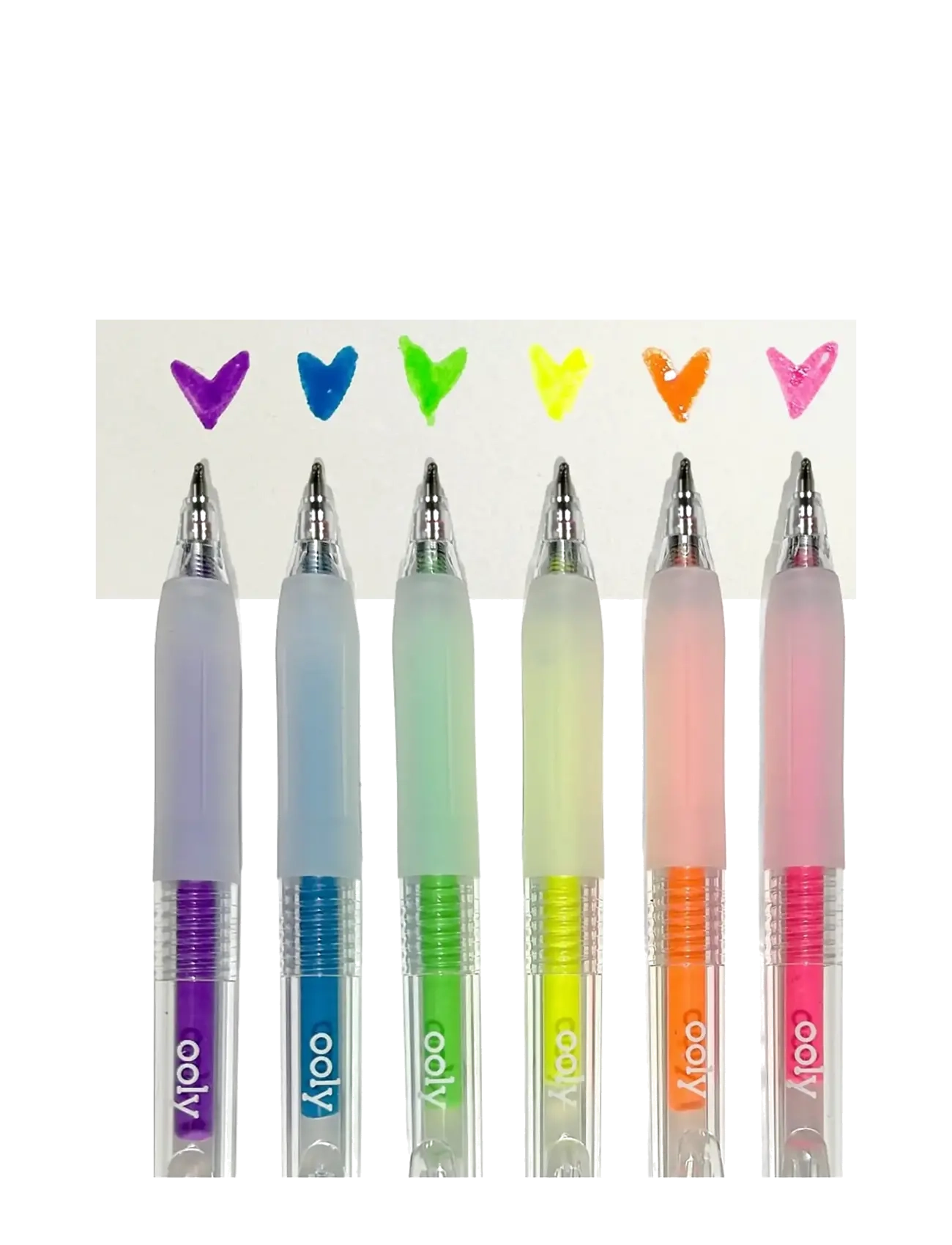 Ooly - Gel Pen 6 pcs - Multi-surface Deco - Jelly Gloss Neon - stationery - multi - 2