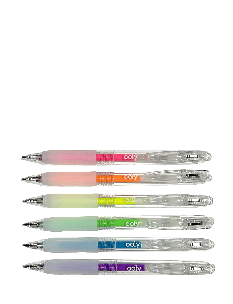 Ooly - Gel Pen 6 pcs - Multi-surface Deco - Jelly Gloss Neon - kirjatarbed - multi - 3