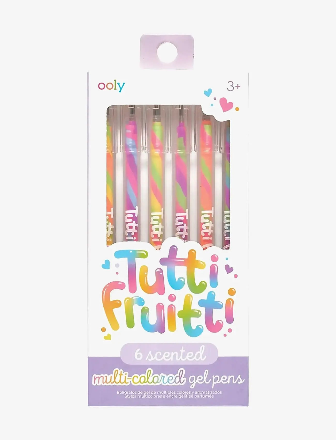 Ooly - Scented Gel Pen 6 pcs - Tutti Fruitti - blýantar - multi - 0
