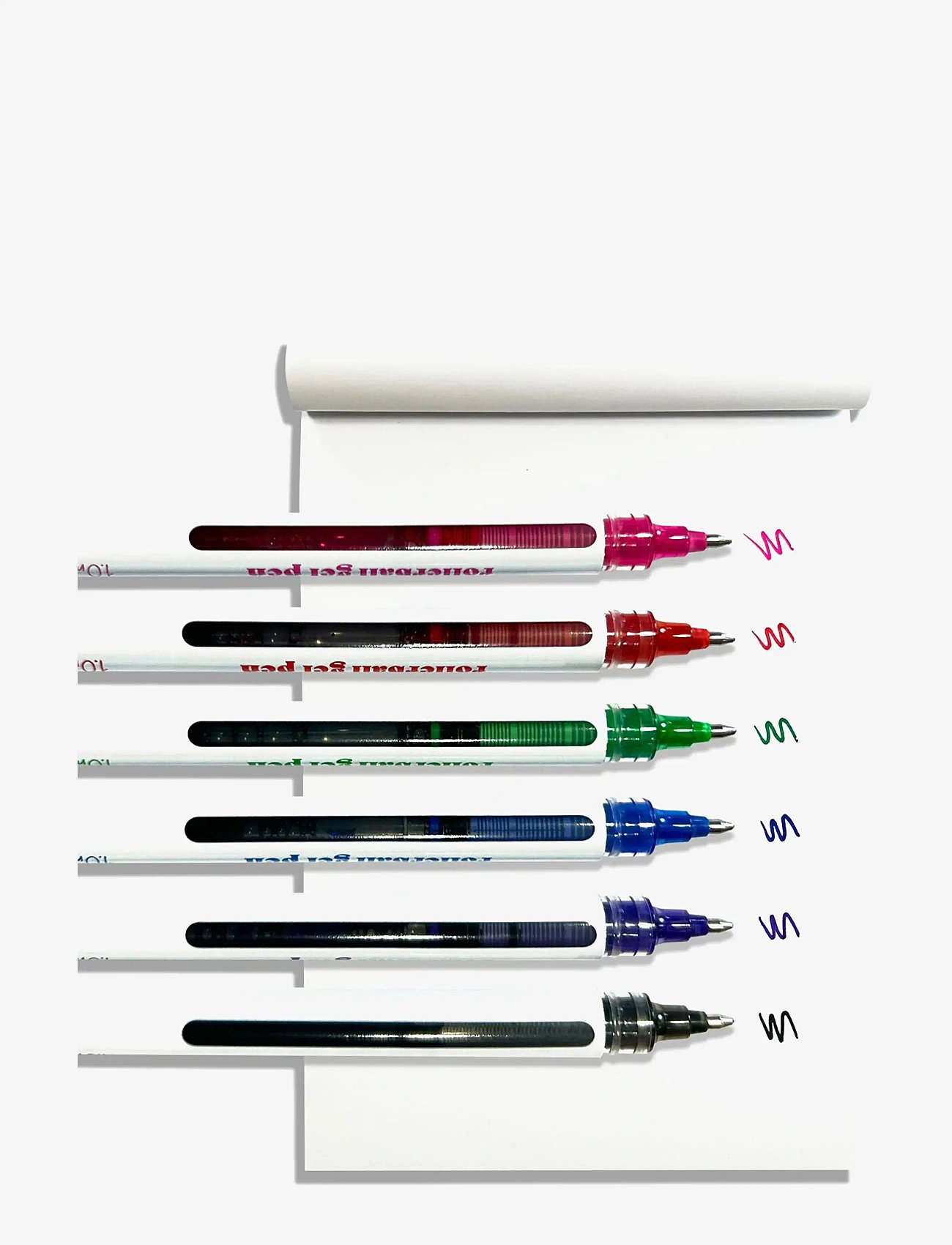 Ooly - Rollerball Gel Pen 6 pcs - Seriously Smooth Colour - skrivesæt - multi - 2