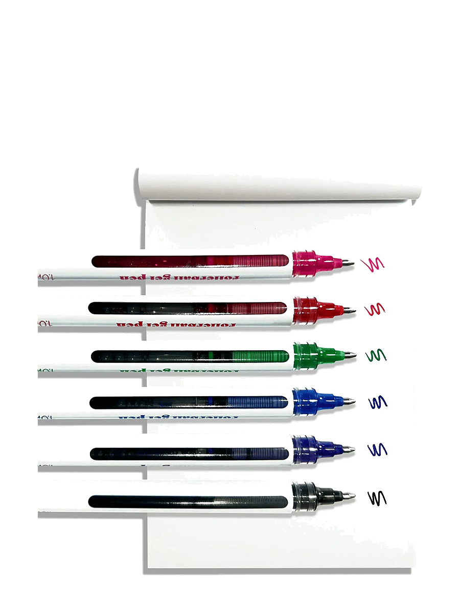 Ooly - Rollerball Gel Pen 6 pcs - Seriously Smooth Colour - kirjatarbed - multi - 2