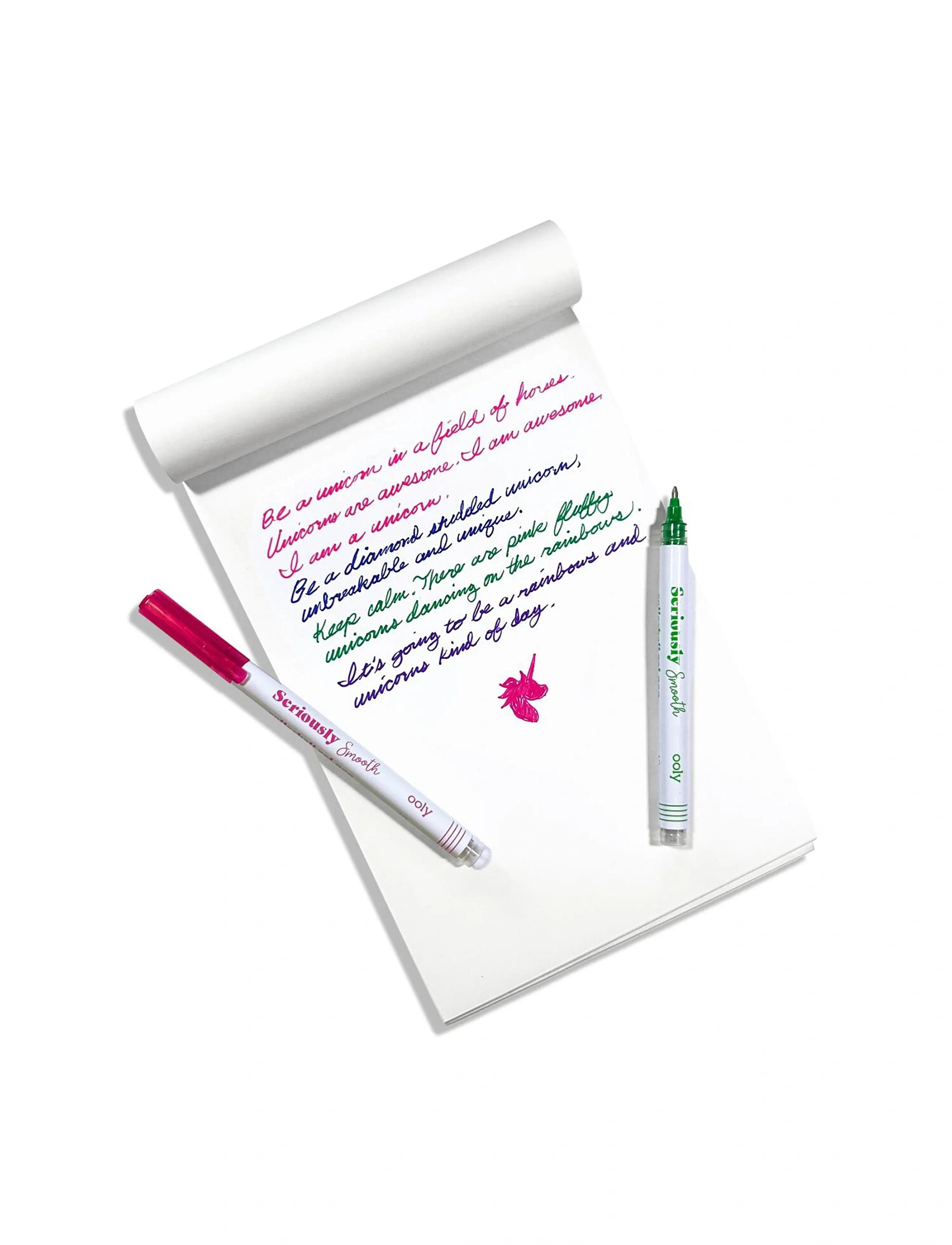 Ooly Rollerball Gel Pen 6 Pcs - Seriously Smooth Colour, One Size, Multi/patterned, Tegning > Papirvarer, Børn