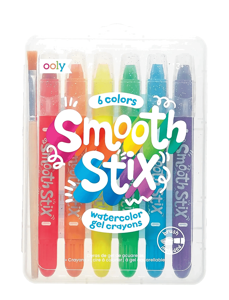 Ooly - Gel Crayons 6 pcs - Smooth Stix Watercolor - pliiatsid - multi - 1