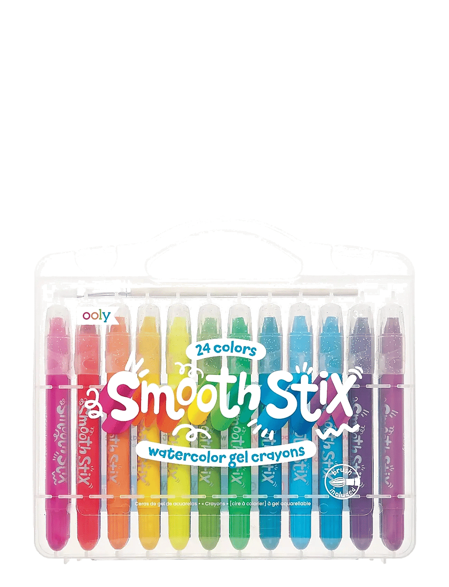 Ooly - Gel Crayons 24 pcs - Smooth Stix Watercolor - pliiatsid - multi - 0