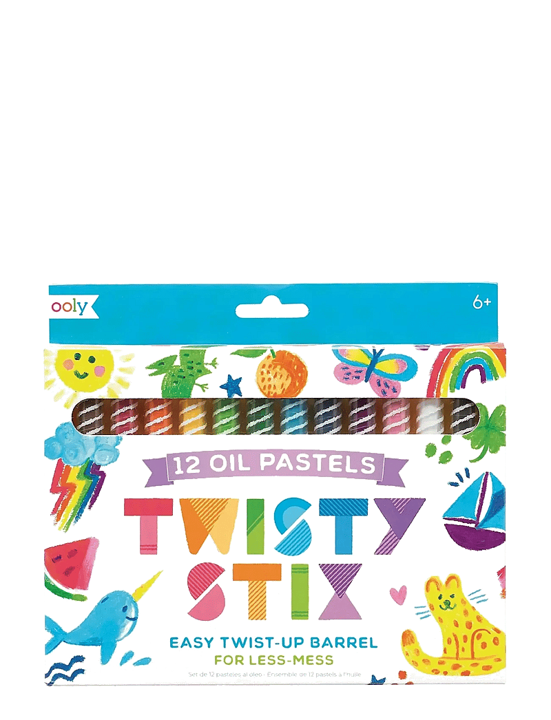 Ooly - Oil Pastels 12 pcs - Twisty Stix - bleistifte - multi - 0
