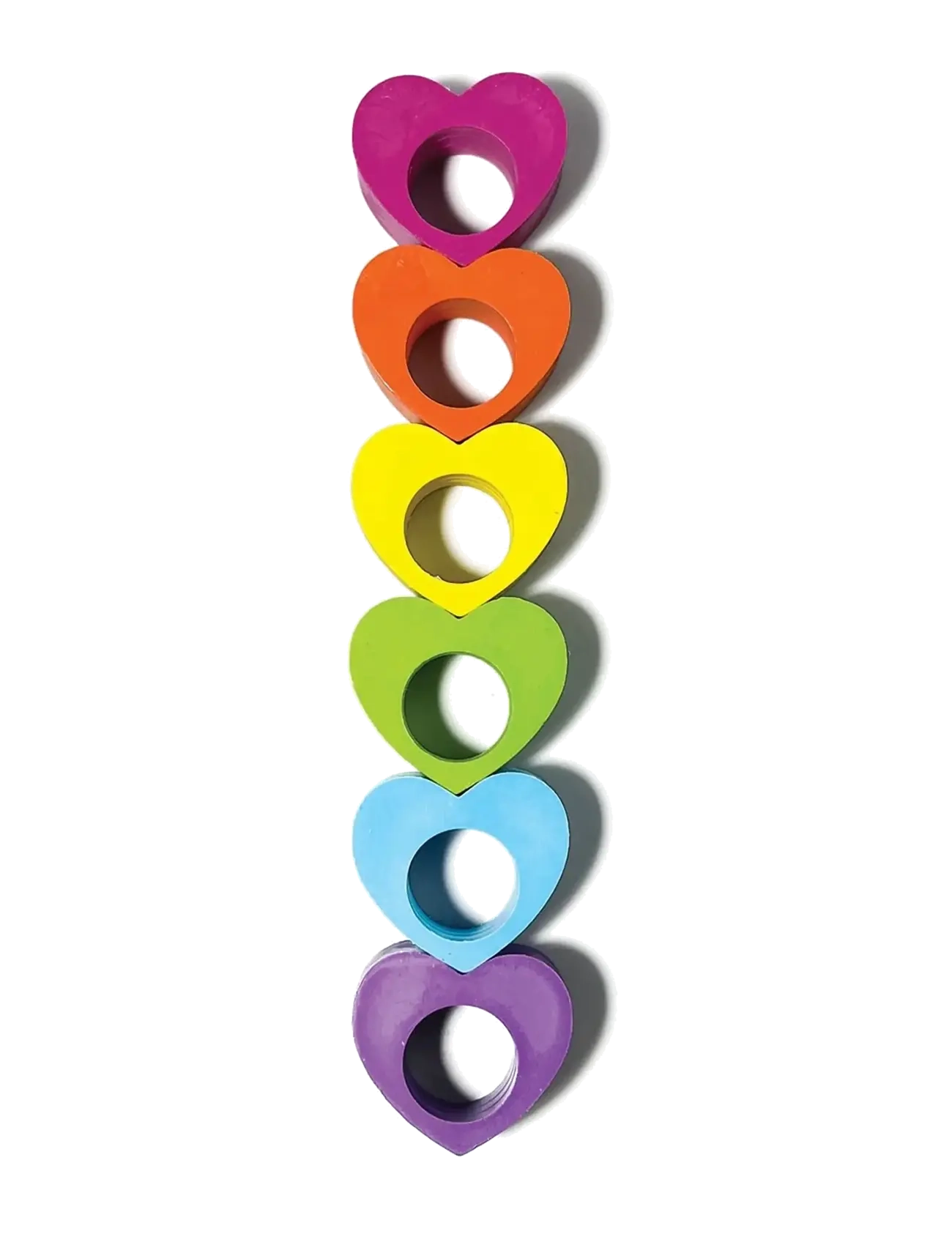 Ooly - Crayons 6 pcs - Heart Ring - bleistifte - multi - 2
