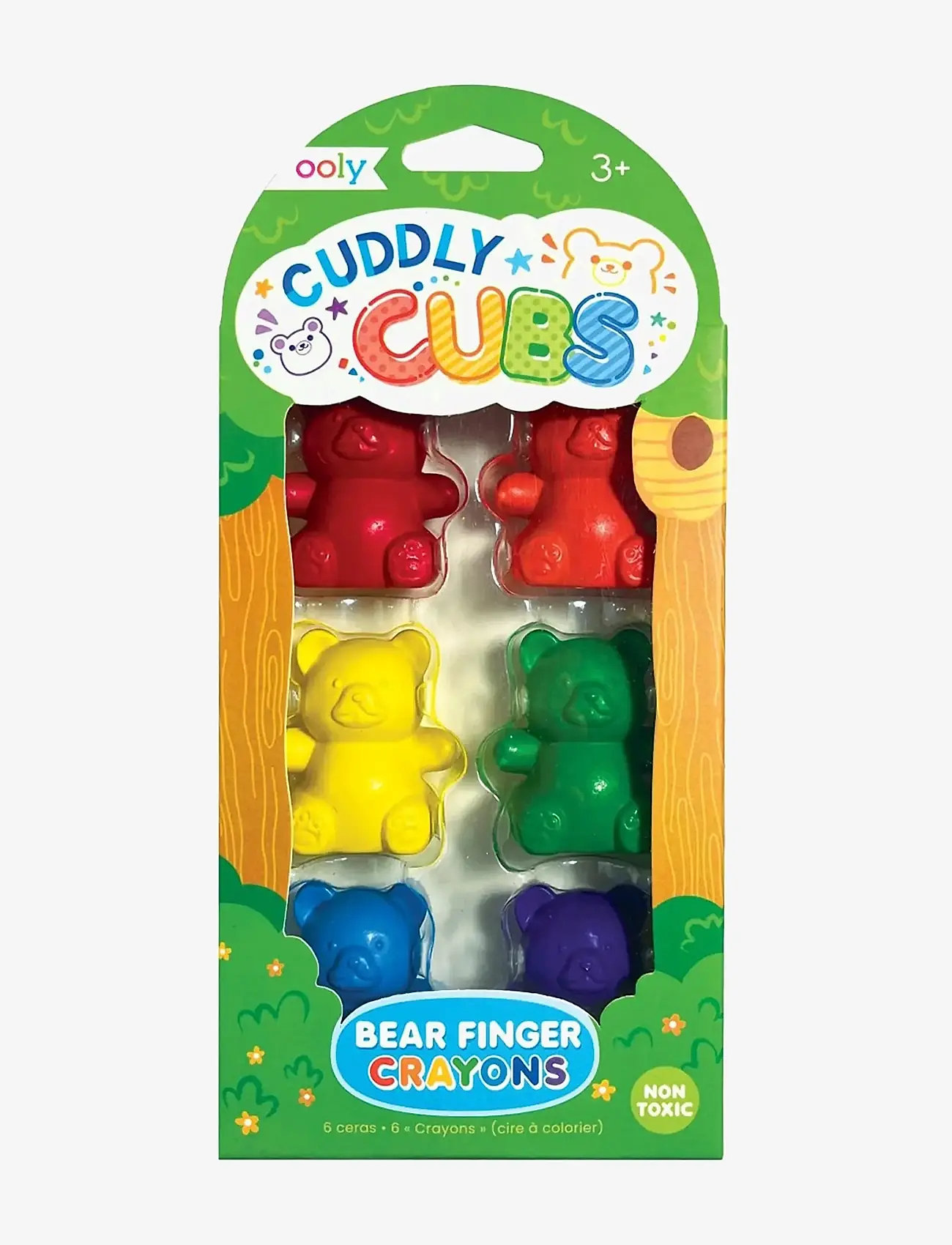 Ooly - Crayons 6 pcs - Cuddly Cubs Bear - blyanter - multi - 1