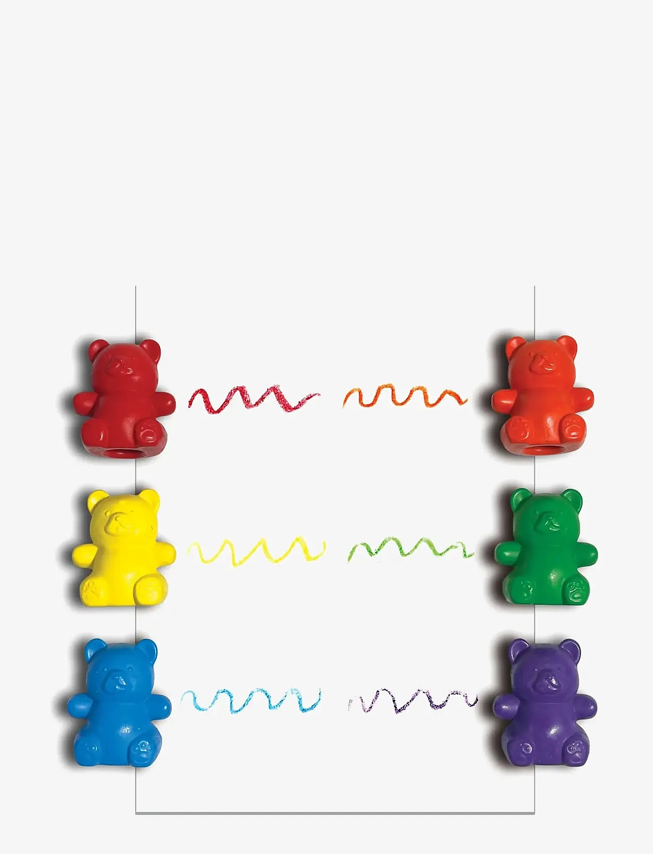 Ooly - Crayons 6 pcs - Cuddly Cubs Bear - blyanter - multi - 3