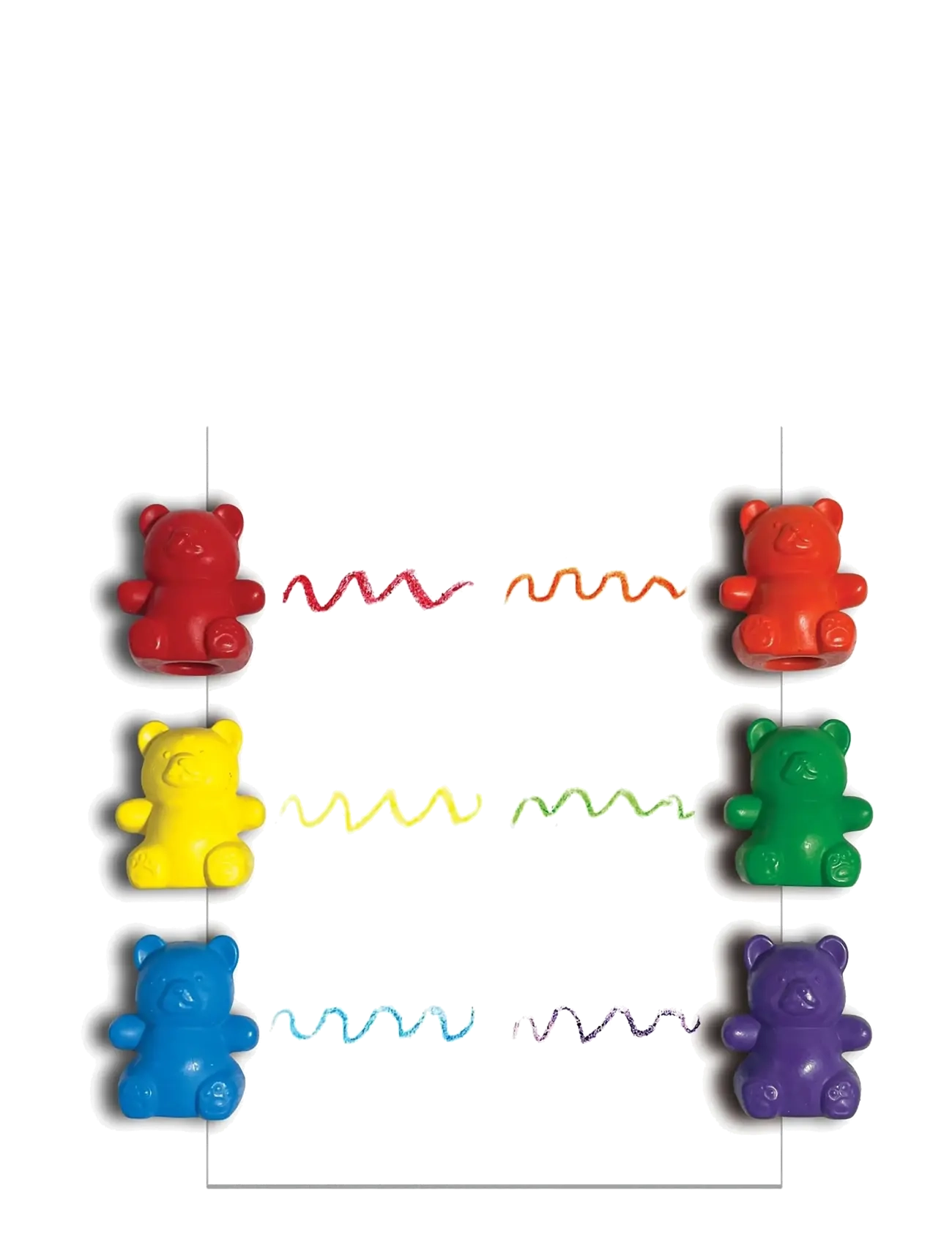 Ooly - Crayons 6 pcs - Cuddly Cubs Bear - pencils - multi - 3
