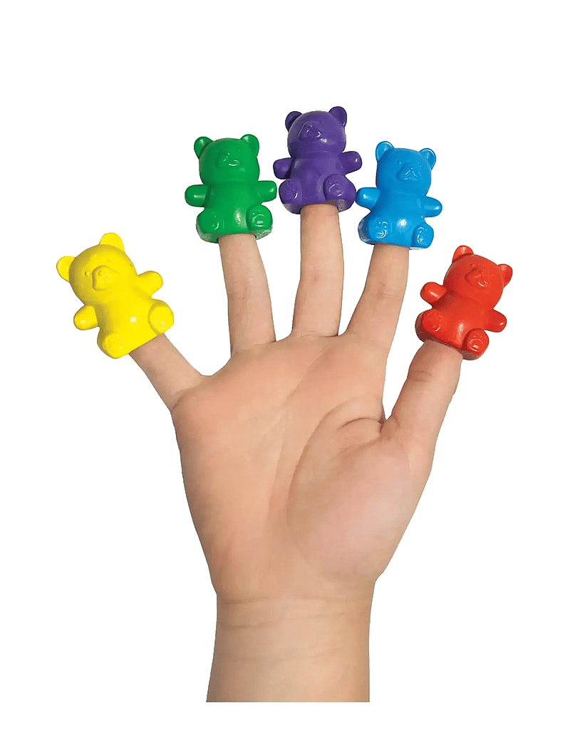 Ooly - Crayons 6 pcs - Cuddly Cubs Bear - pliiatsid - multi - 4