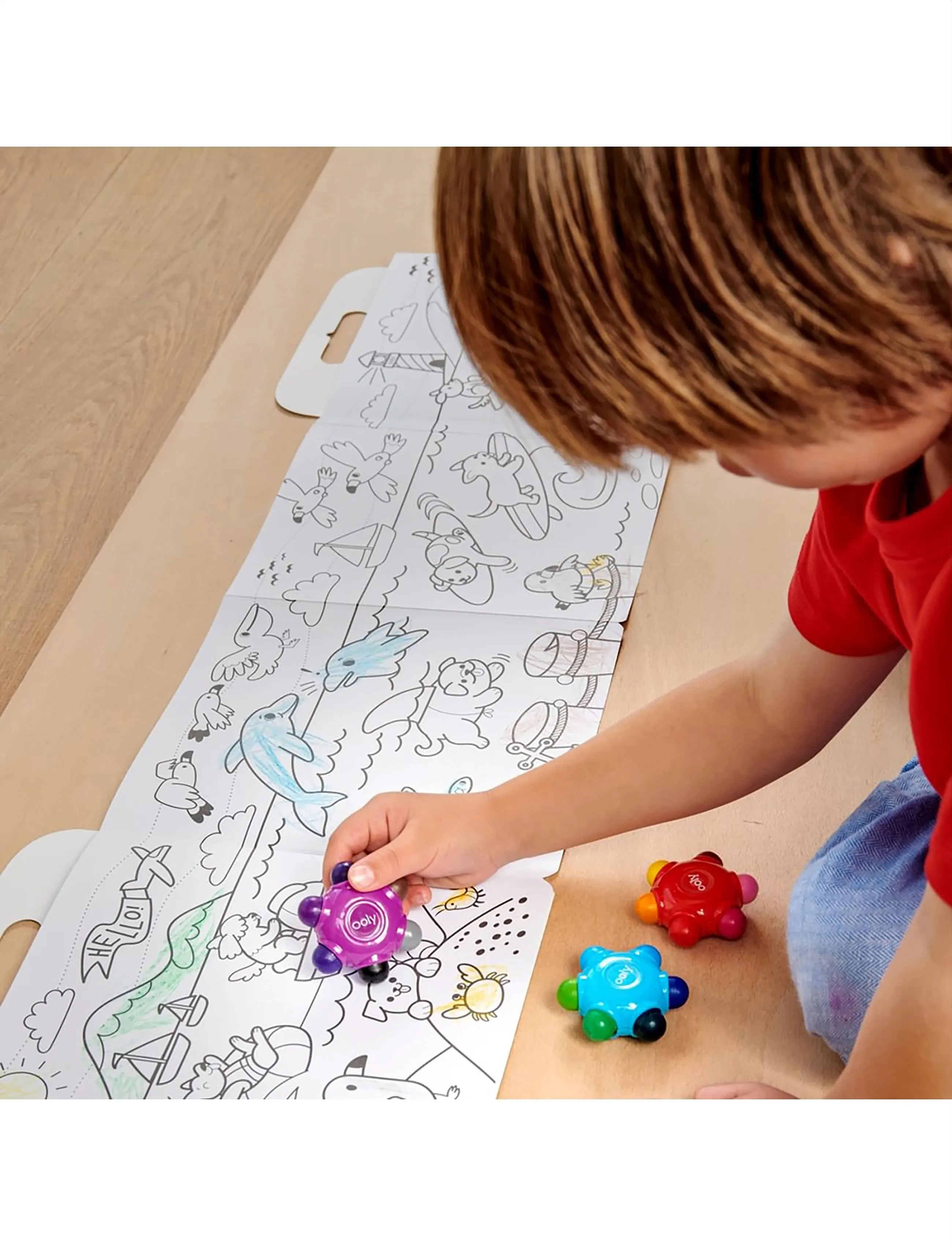 Ooly Crayons 3X6 Colours - Easy Grip Color Burst, One Size, Multi/patterned, Drawing > Pencils, Børn